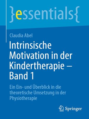 cover image of Intrinsische Motivation in der Kindertherapie, Band 1
